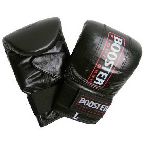 Booster Sandsackhandschuhe Leder - BBG schwarz