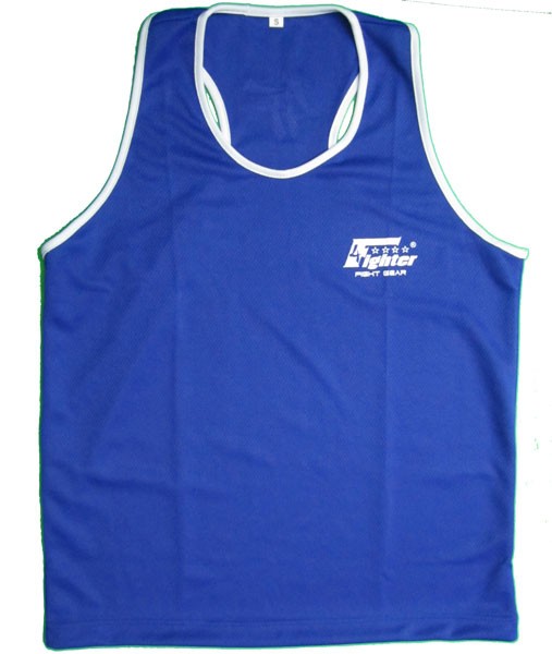 4Fighter boxer shirt blue 4FBV-2