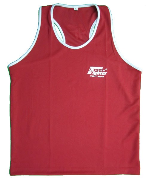 4Fighter boxer shirt red 4FBV-3